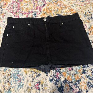 Garage denim skirt